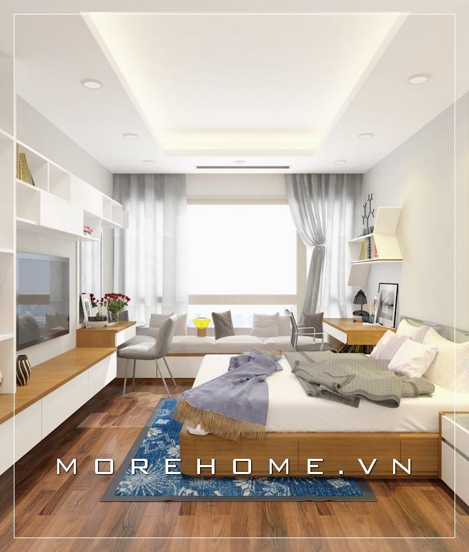 Sức hút khó cưỡng từ mẫu giường ngủ chung cư gỗ công nghiệp đầy cuốn hút