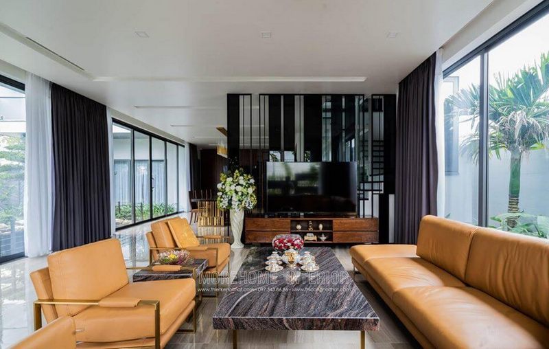 Xu hướng Thiết kế nội thất căn hộ độc đáo với ++ 11 mẫu sofa da cao cấp